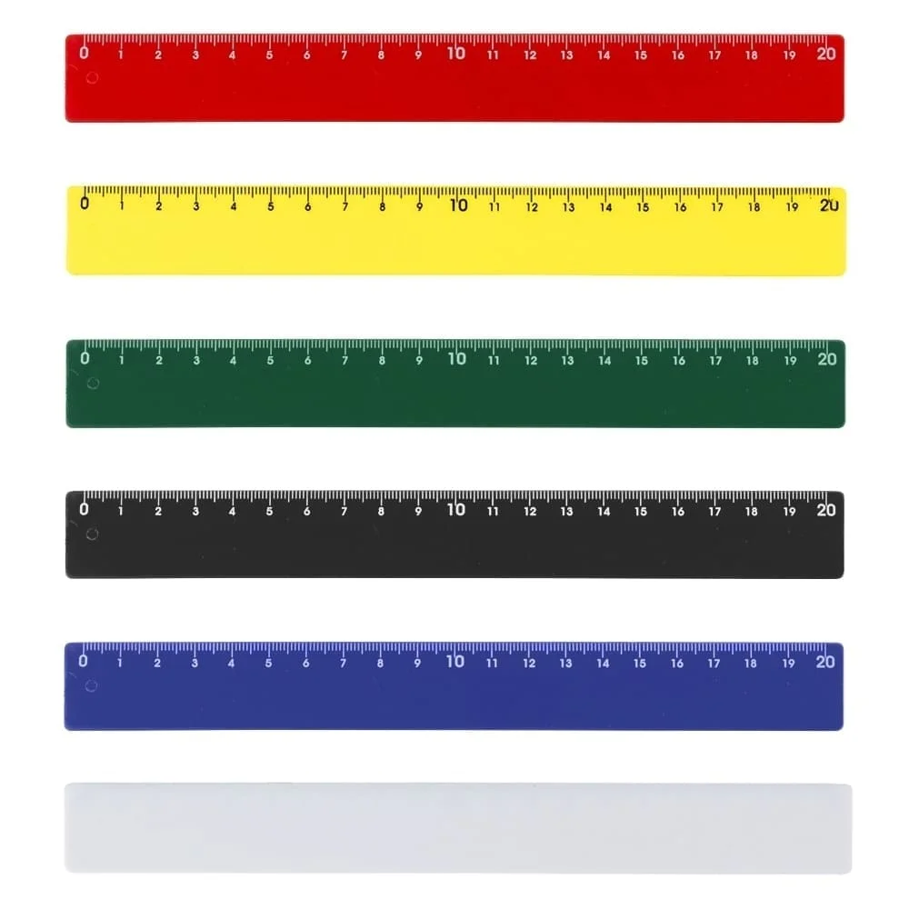 Régua Plástica 20cm Personalizada
