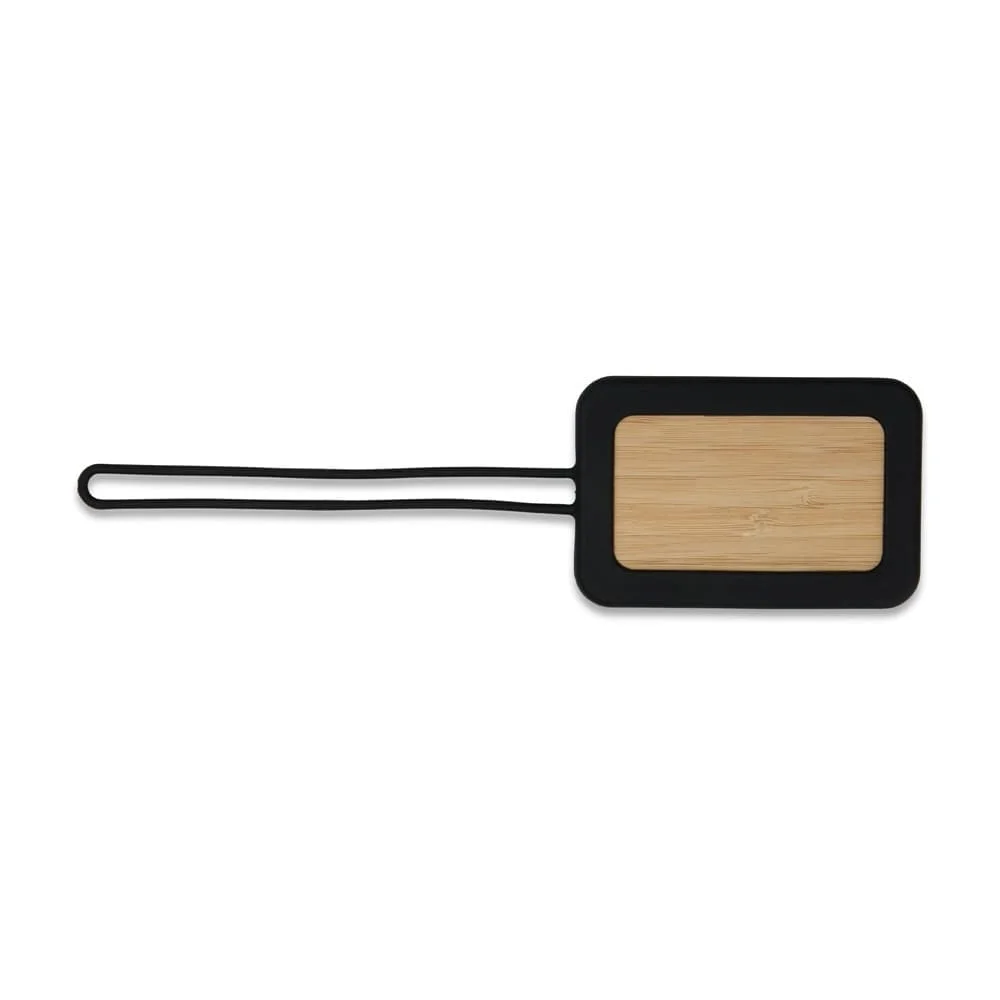Tag de Bagagem Bambu Personalizada-PX01008