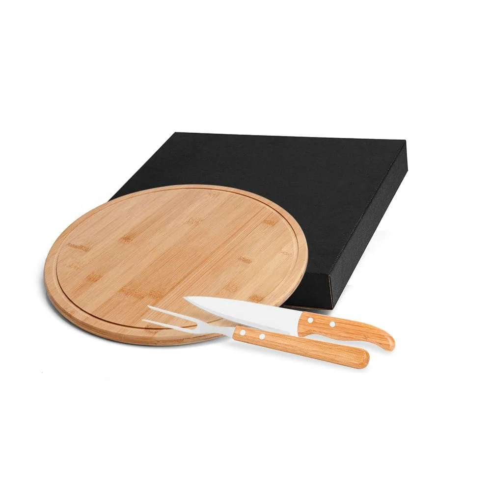 Conjunto Churrasco em Bambu e Inox-PSM-MB10063