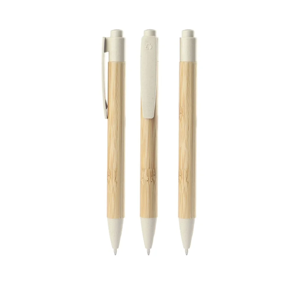 Caneta Bambu Personalizado