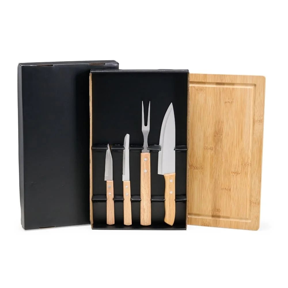 Kit Churrasco 5 Peças com Logo-PX14697B