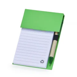 Bloco de Anotações com Postit e Caneta