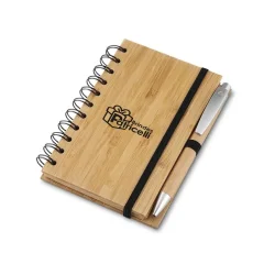 Caderno de Notas com Caneta Gravado Logo