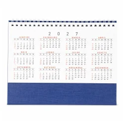 Calendário de Mesa 2027 Personalizado
