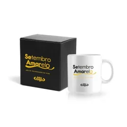 Caneca Cerâmica 270ml com Caixa