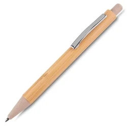 Caneta Bambu Gravada com Logo