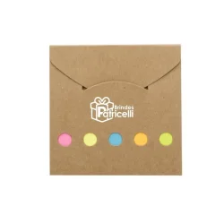 Mini Bloco de Notas com Adesivos Personalizado
