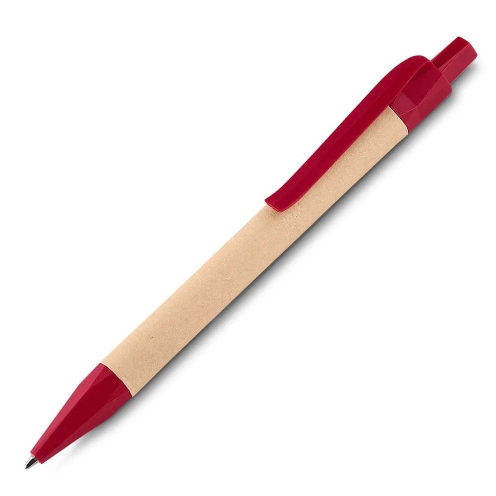 Caneta de Papel Kraft com Logo-PACP0107D