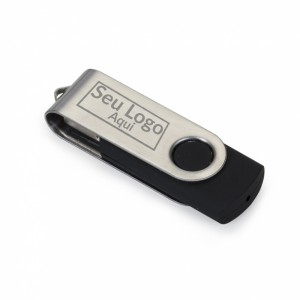 Pen Drive 32GB Personalizado Giratório-PX016-32GB